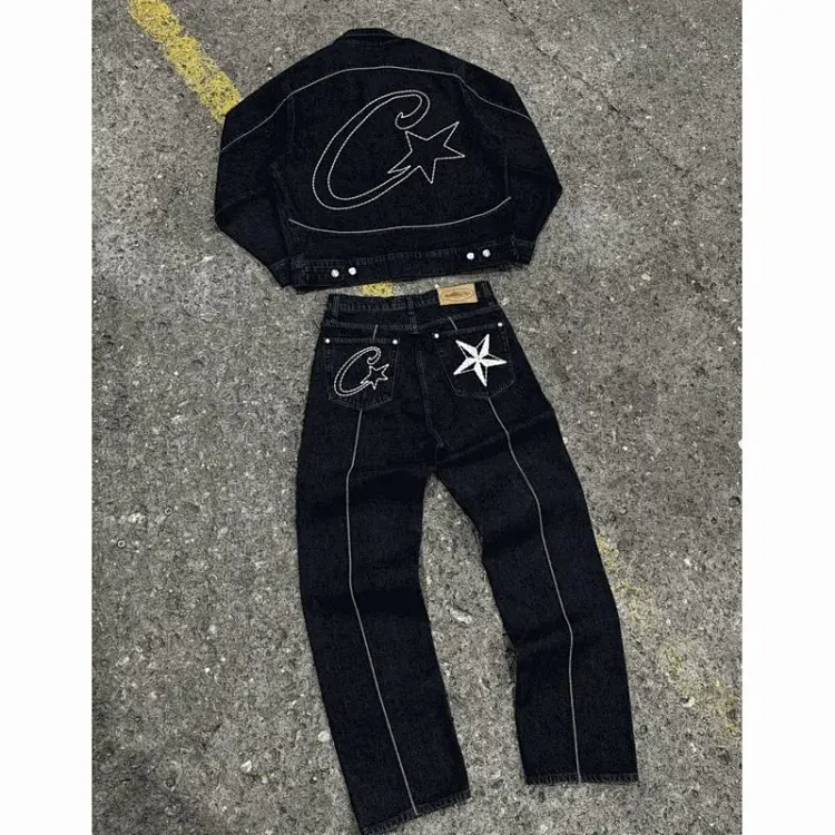 Corteiz Denim Suit Giyim
