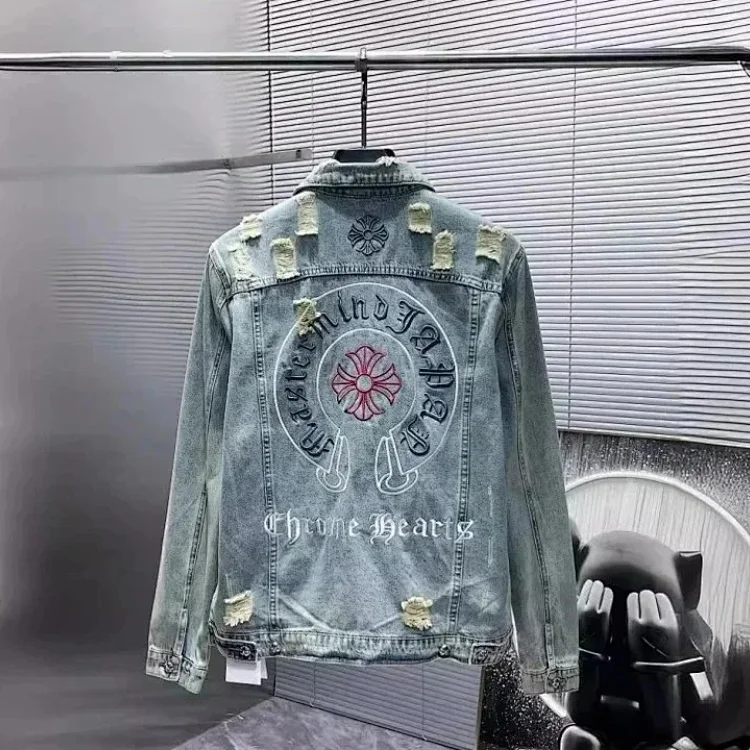 Chrome Hearts Denim ceket Giyim