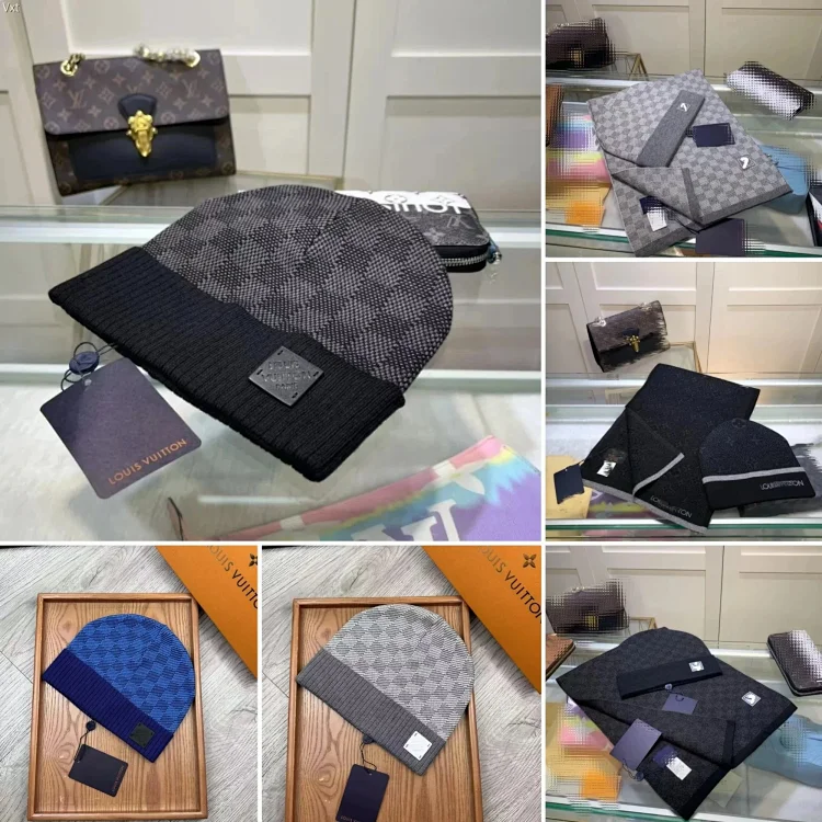 Louis Vuitton Monogram Beanie & Sca Příslušenství