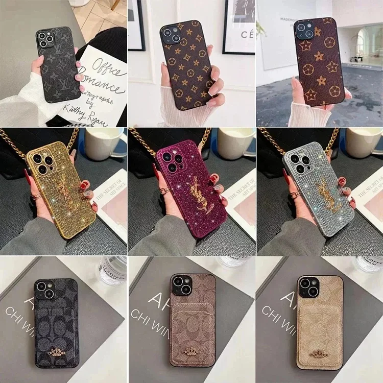 Luxury Brand Pattern iPhone Case sty Příslušenství