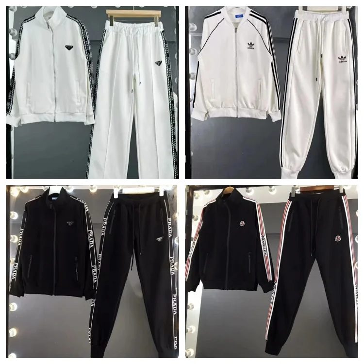 Prada Adidas Moncler Track Suits هودי