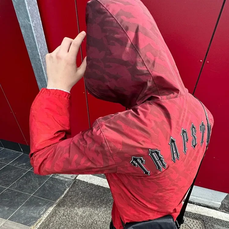 Trapstra Camo Hooded Jacket styles Clothing