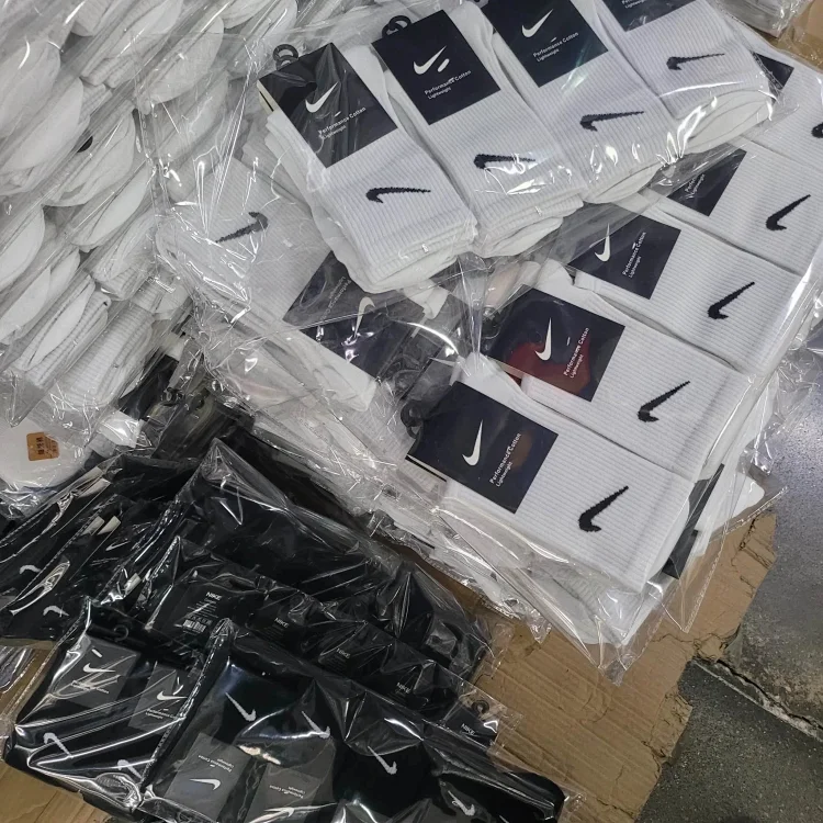 NIKE Cotton Socks 1 & 2 & 10 Pai Příslušenství