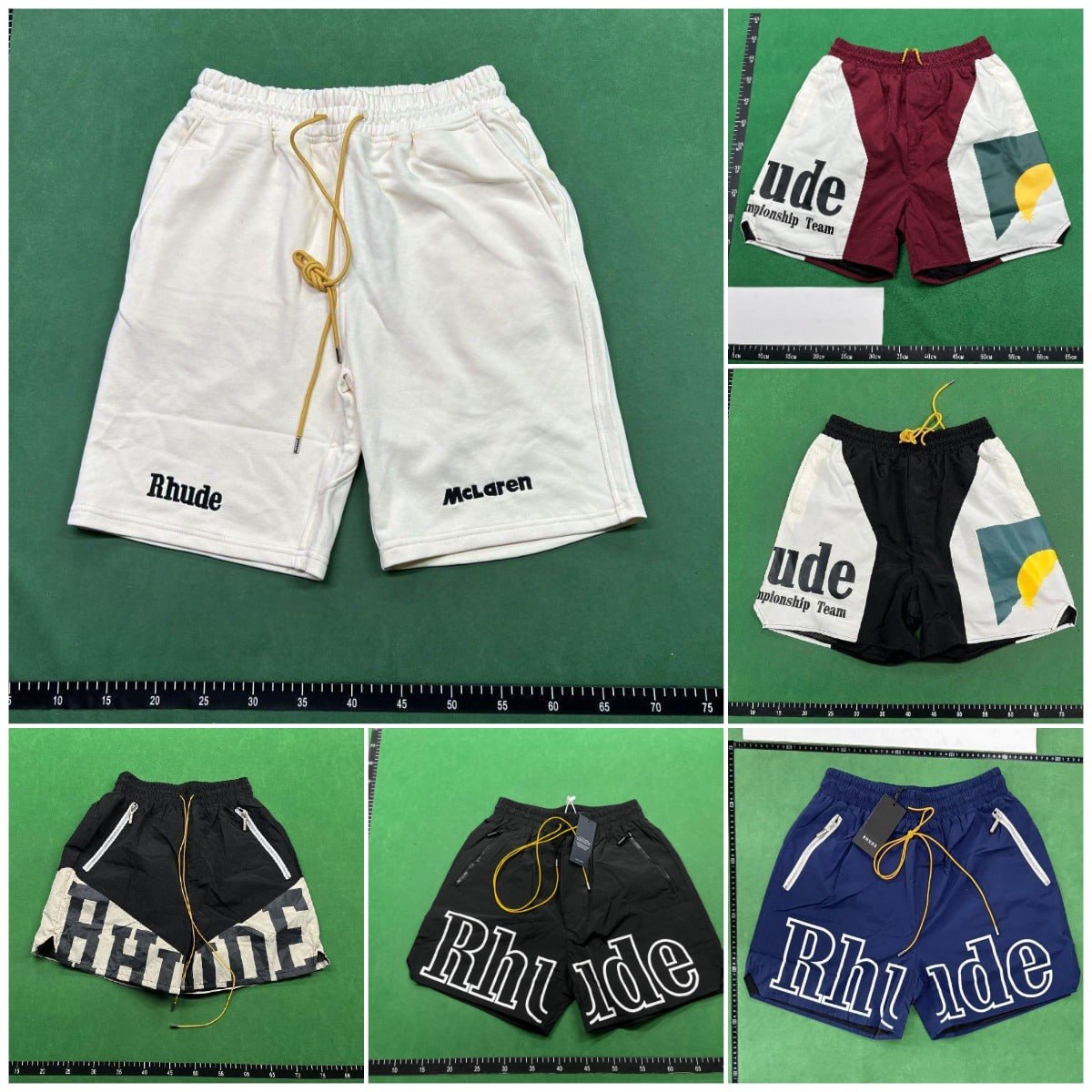 Rhude Track Σύντομες Beach pants Quick Dry