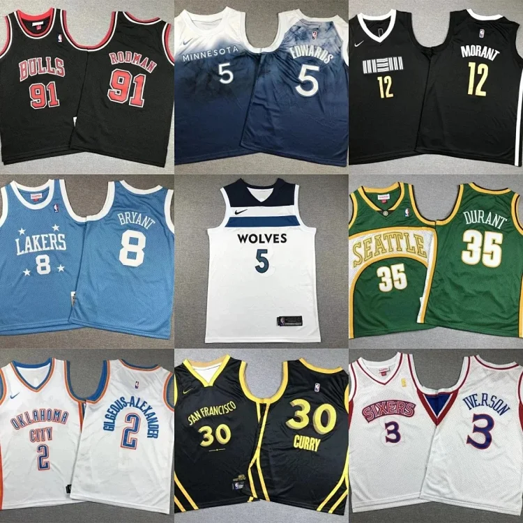 NBA Player Jerseys styles Tričko