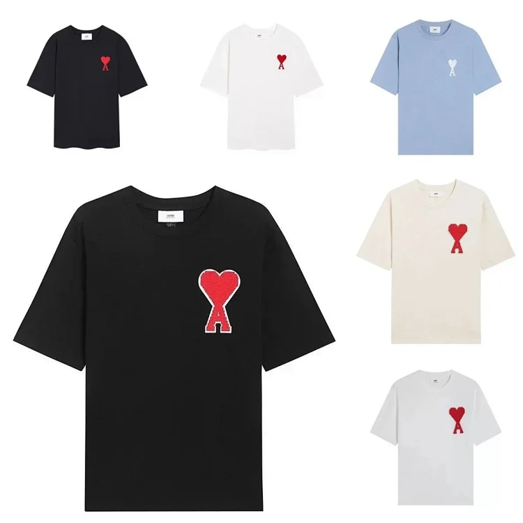 AMI Paris Heart Logo Tričko styles