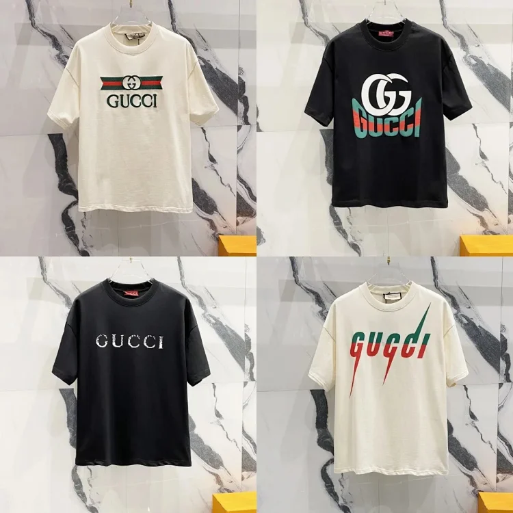 Classic printed embroidery short sleeve Tシャツ