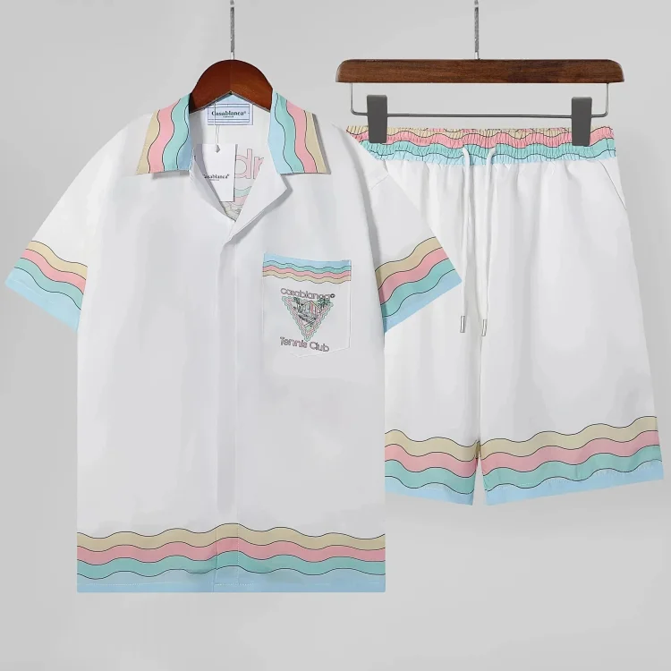Casablanca Tennis Club Shirt ショート Set Tシャツ