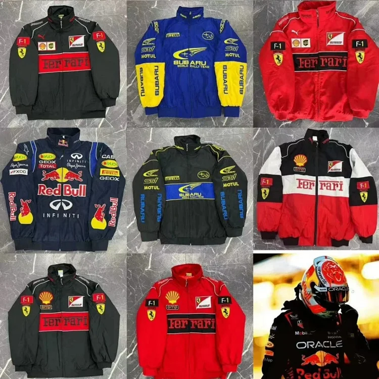 Ferrari Subaru Red Bull Racing F1 Jacket Clothing