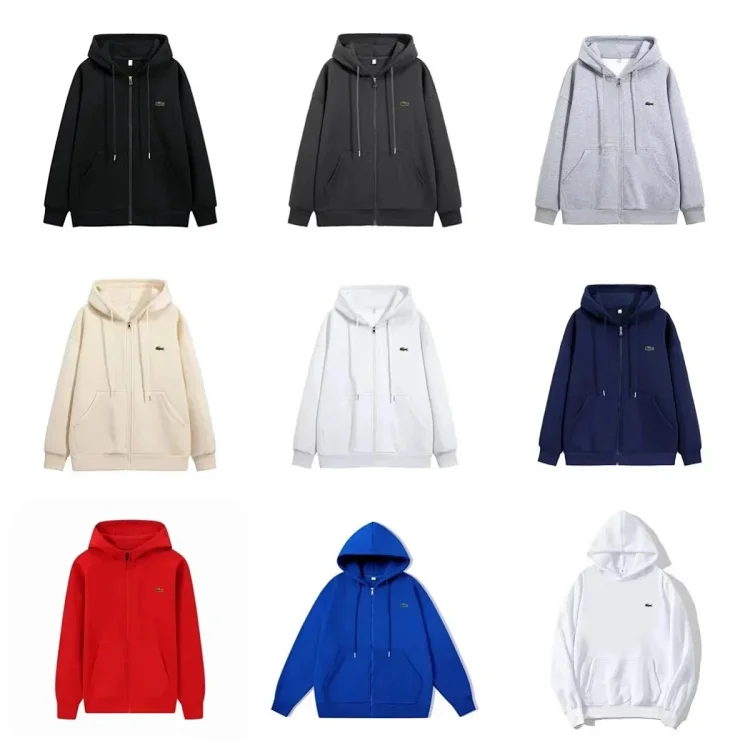 LACOSTE Classic Hoodie cu fermoar style