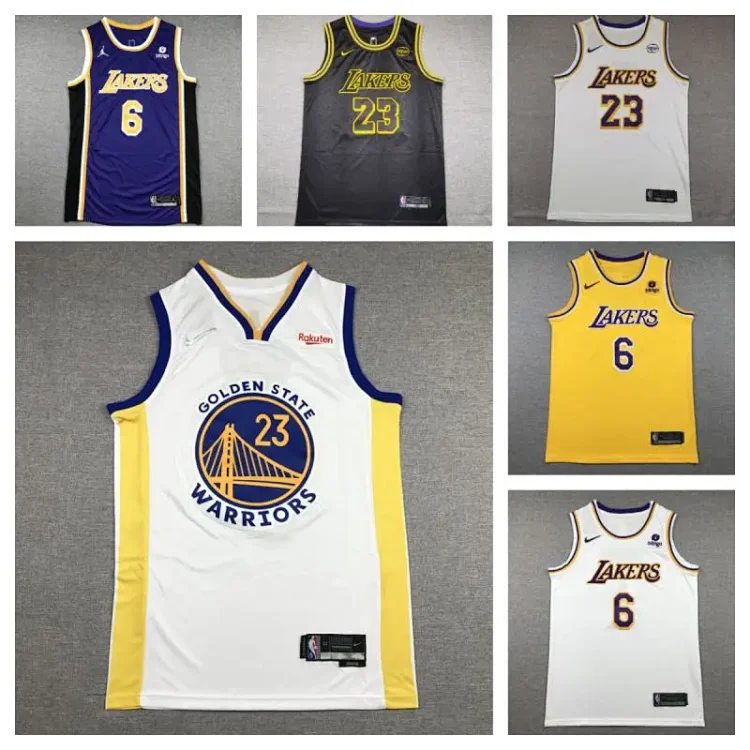 Lakers Warriors Jerseys T-shirt