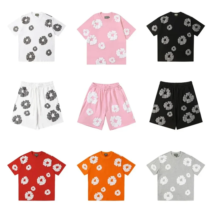 Floral Print T-Shirt Shorts styles