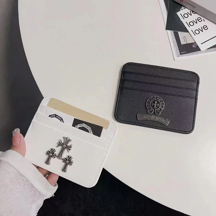 Chrome Hearts Cross Logo Card Holder Bag