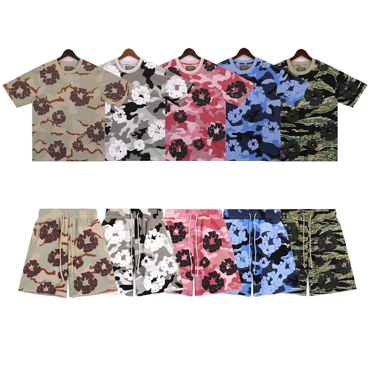 DENIM TEARS Kapok Camouflage Foam Print T-shirt