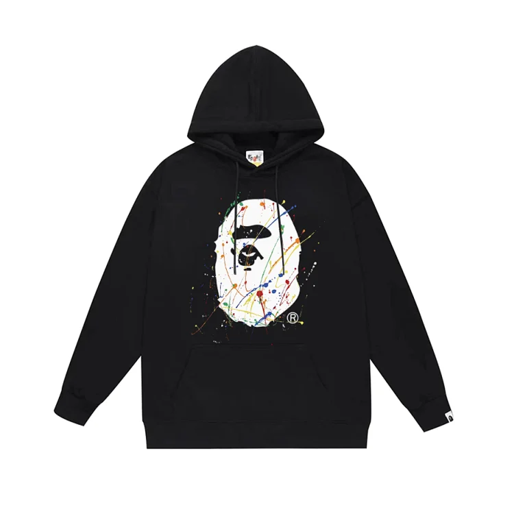 Bape Splatter Ape Head Hoodie styles