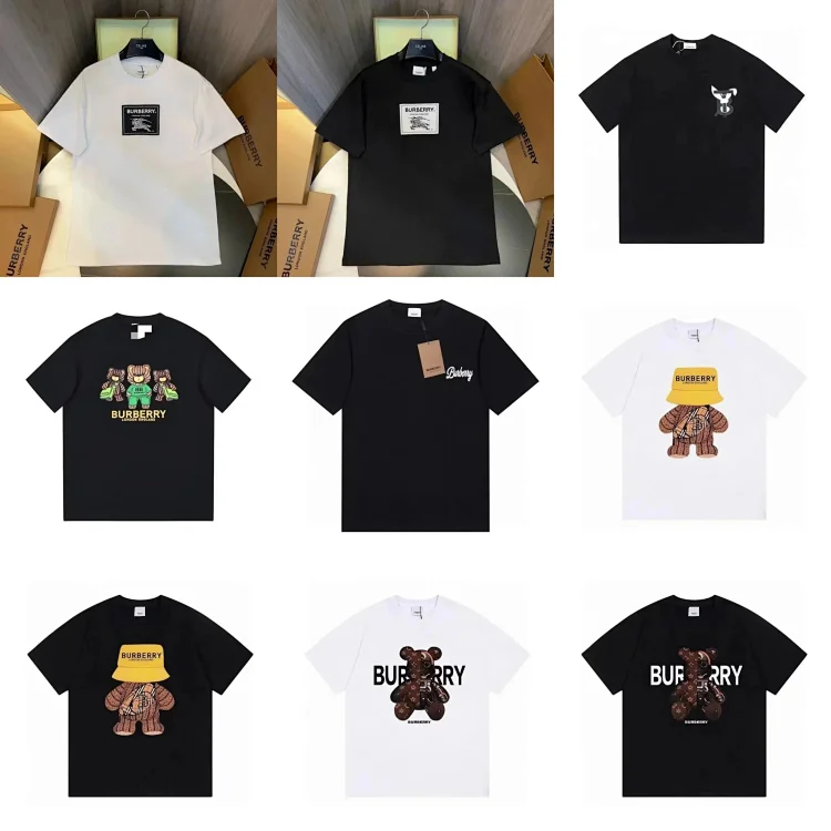 Burberry T-Shirt Short sleeved suit set